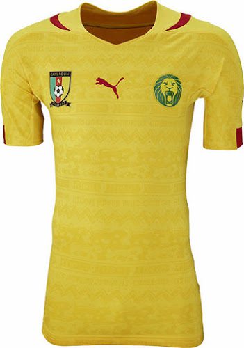 Das Auswärtstrikot von Kamerun von Puma zur WM 2014!