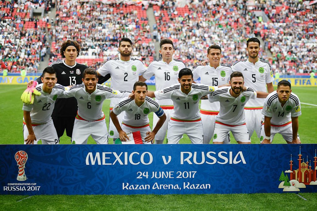 Mexiko in der Vorrunde des Confed Cups 2017 (Foto AFP)