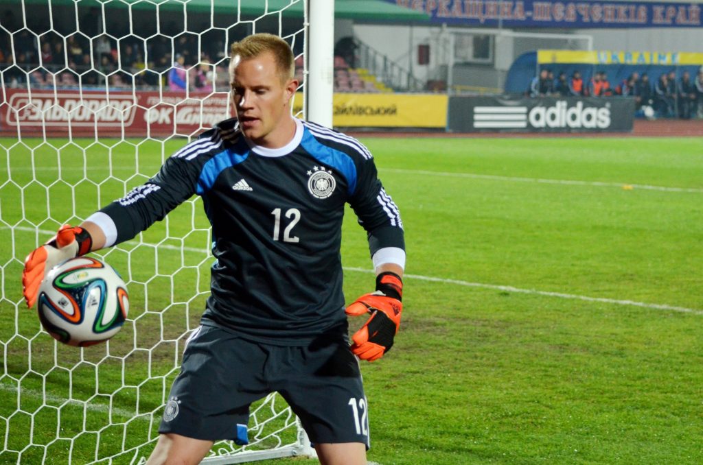 Marc-André ter Stegen ist Stammtorwart bei Barcelona. Beim DFB muss er jedoch hinter neuer als Nummer Zwei auf der Bank sitzen. Beim Confed-Cup könnte er jedoch die Nummer Eins sein. Photo: Shutterstock