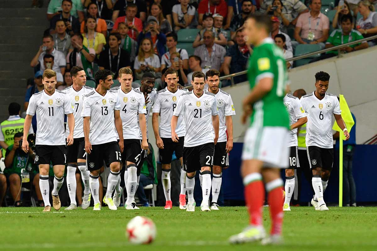 Deutschland gewinnt mit 4:1 gegen Mexiko - Finale! (Foto AFP)
